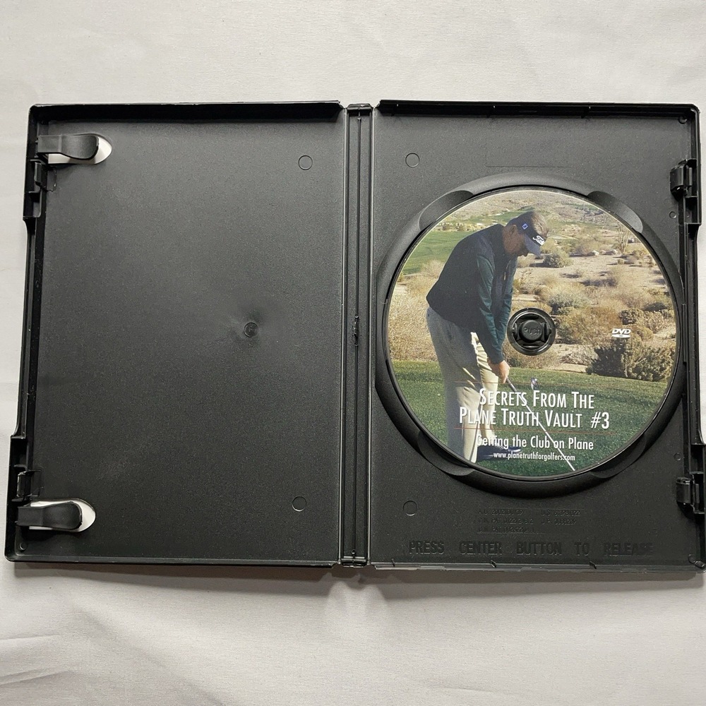 Secrets From The Plane Truth Vault #3: Getting Club on Plane DVD Jim Hardy golf